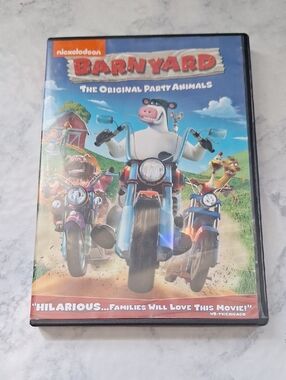 Nickelodeon Barnyard Movie DVD - Blue, Red, Green Cover